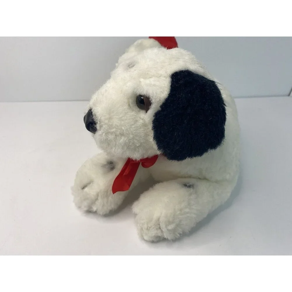 Dalmatian W Baby Fiesta 11” Plush Stuffed Animal Dog Santa Hat Christmas Holiday